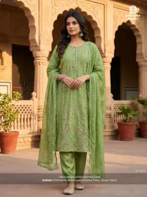 Premium Chiffon Stitched Party Set